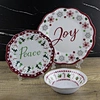 christmas dinnerware melamine